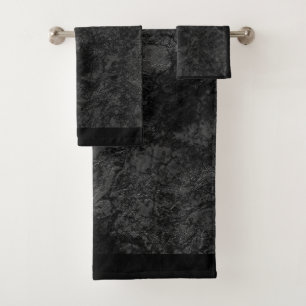 Kobaltblau Badhandtuch Set