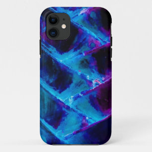 Kobaltblau und lebhaft violett kolorierter Reisend Case-Mate iPhone Hülle