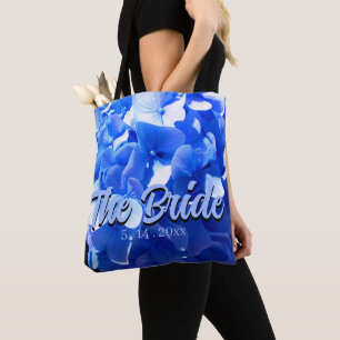 Kobaltblaue florale elegante blaue Hortensien