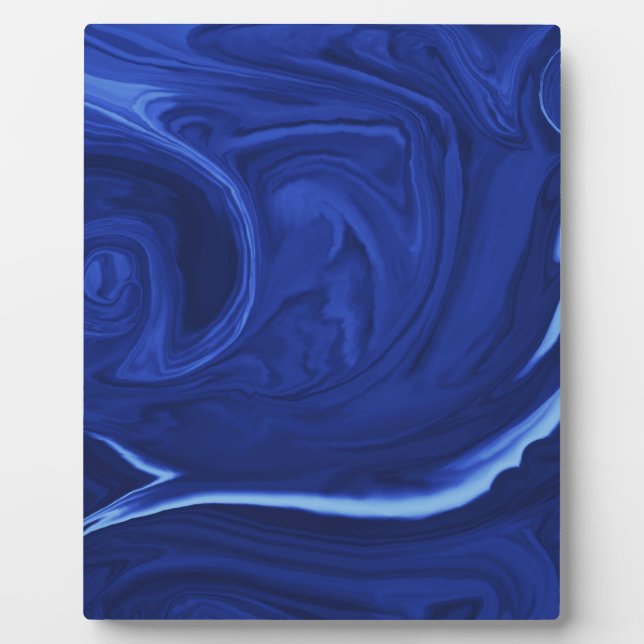 Kobaltblauer Hintergrund Texmade Fotoplatte (Vorderseite)