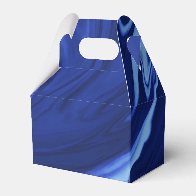 Kobaltblauer Hintergrund Texmade Geschenkschachtel (Vorderseite)