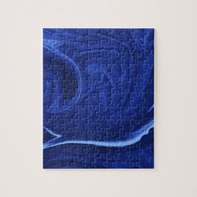 Kobaltblauer Hintergrund Texmade Puzzle (Vertikal)