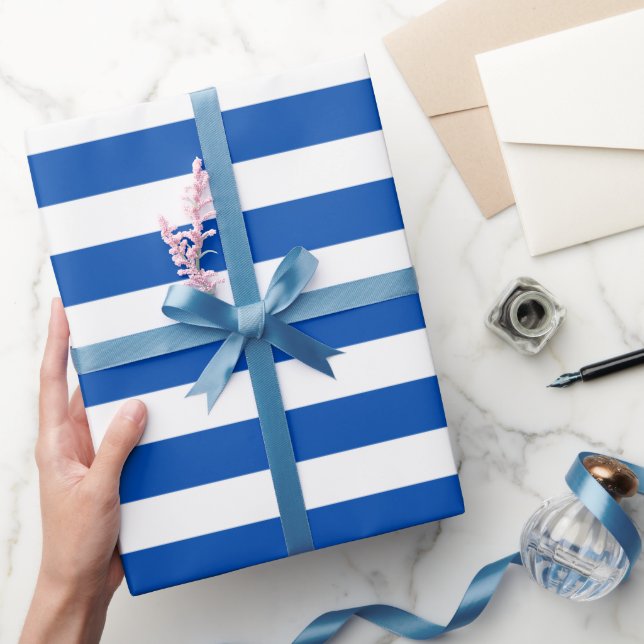 Kobaltfarbe Geschenkpapier (Schenken)