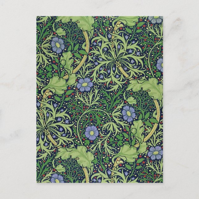 Kobaltthyme aus Seetang - William Morris Postkarte (Vorderseite)