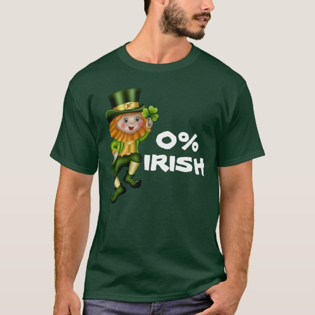 Kobaun Gold 0% irisches lustiges St. Patty T-Shirt (Vorderseite)