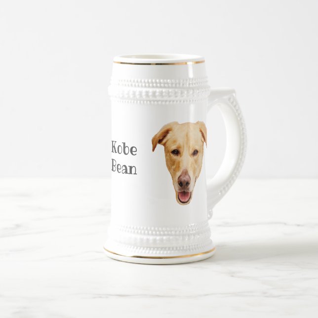 Kobe Bean Stein Bierglas (VorderseiteRechts)