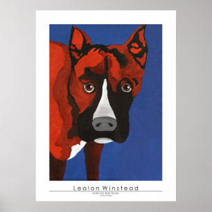 Kobe der rote Boxer Poster