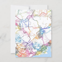 Kobe Japan City Map Postkarte