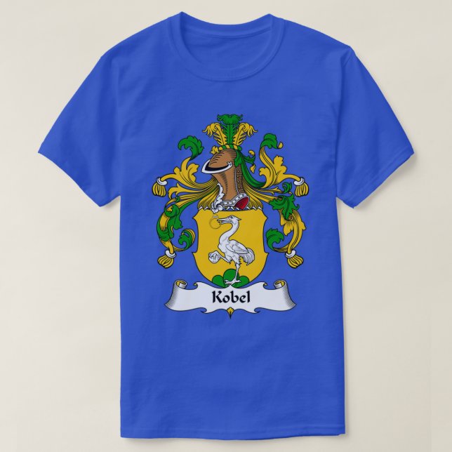Kobel Coat of Arms Familienwappen T-Shirt (Design vorne)