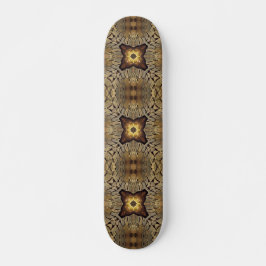 Kobelsteine schimmern goldene Steine geometrisch Skateboard