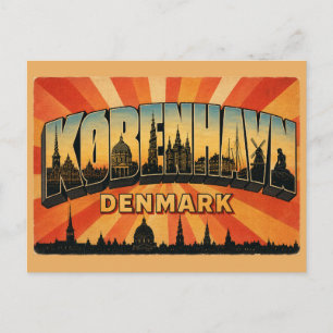 København Dänemark Nyhavn Hafen Postkarte