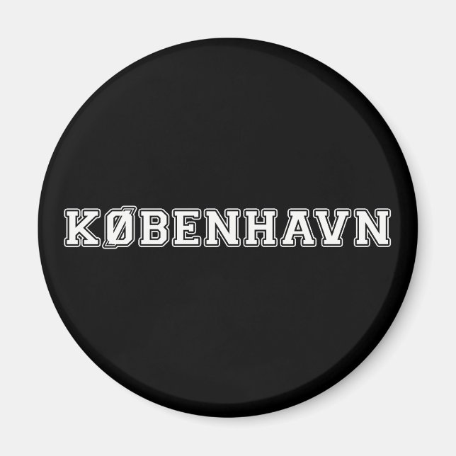 Kobenhavn Danmark Magnet (Vorne)
