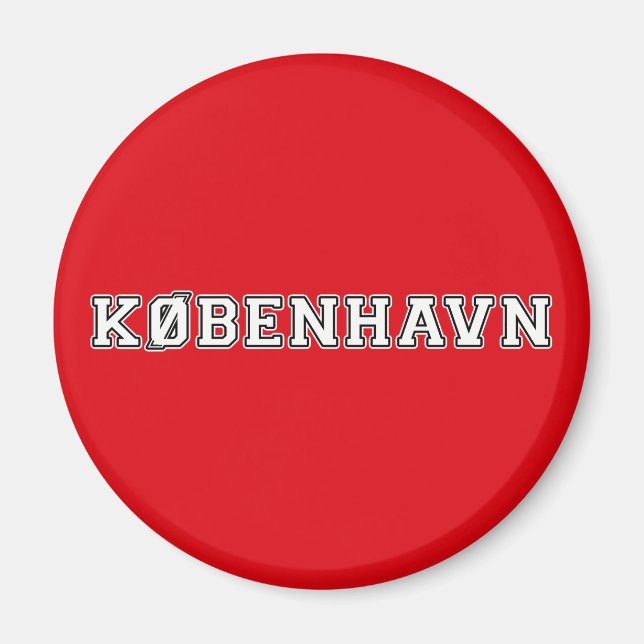 Kobenhavn Danmark Magnet (Vorne)