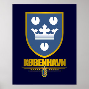 Kobenhavn (Kopenhagen) Poster
