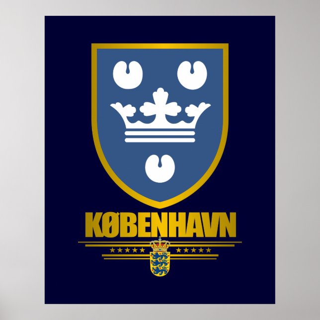 Kobenhavn (Kopenhagen) Poster (Vorne)
