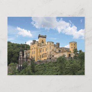 Koblenz, Deutschland, Schloss Stolzenfels Postkarte