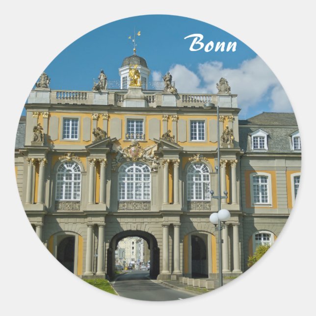 Koblenz Gate in Bonn Runder Aufkleber (Vorderseite)
