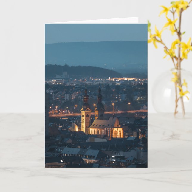 Koblenz Karte (Gelbe Blume)