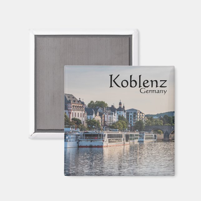 Koblenz Magnet (Vorderseite/Rückseite)