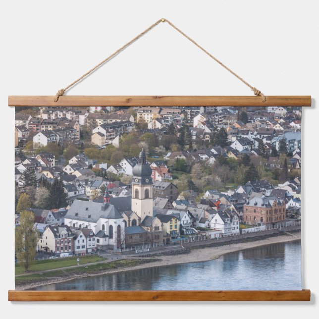 Koblenz Neuendorf Wandteppich Mit Holzrahmen (Vorne)
