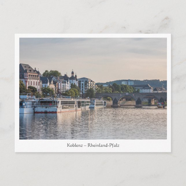 Koblenz Postkarte (Vorderseite)