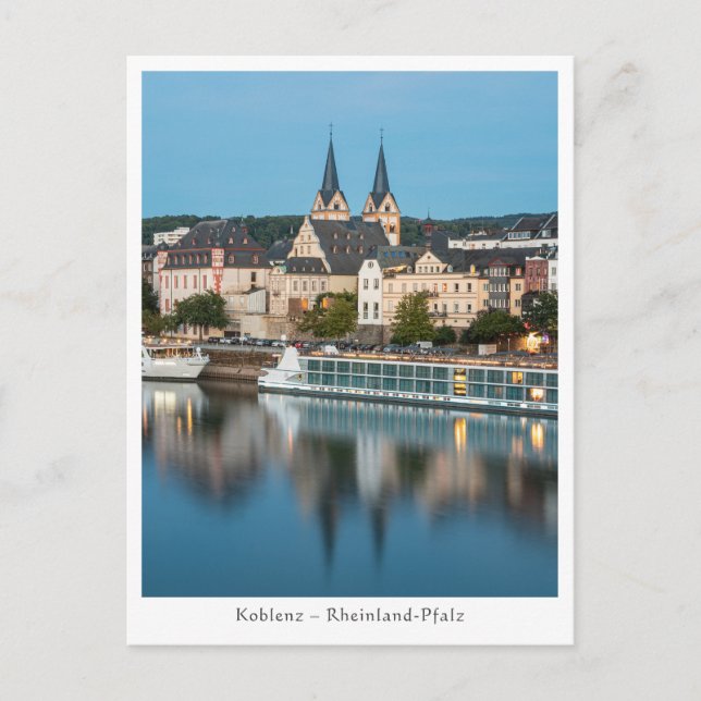 Koblenz Postkarte (Vorderseite)