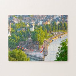Koblenz Stadt Deutschland. Puzzle