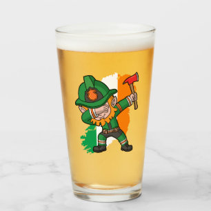Kobold-betupfender Feuerwehrmann-Klecks St. Glas
