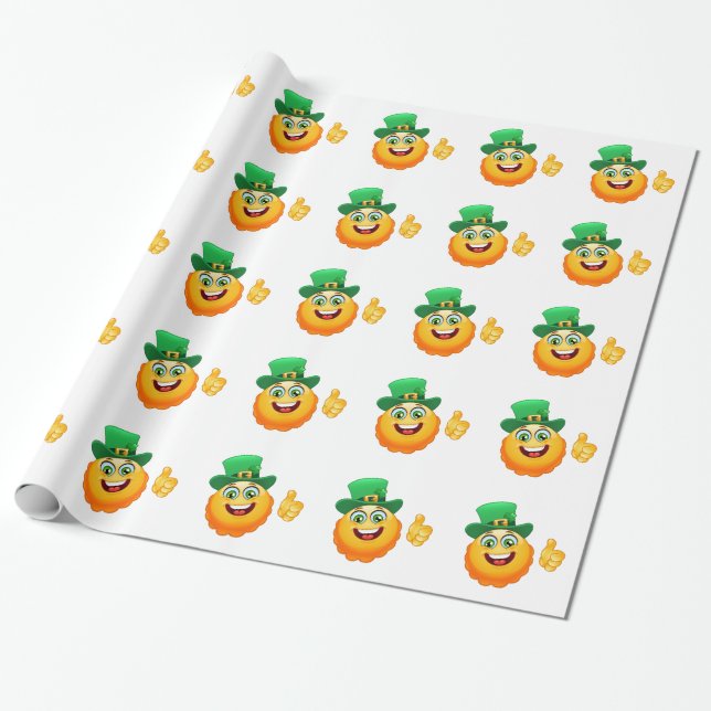 Kobold Emoji Geschenkpapier (Ungerollt)