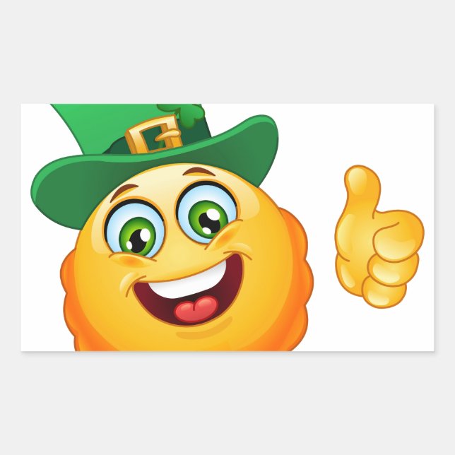 Kobold Emoji Rechteckiger Aufkleber (Vorderseite)