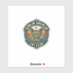 Kobold Gremlin Katze Süße Kitty Design - Kobold Gr Aufkleber