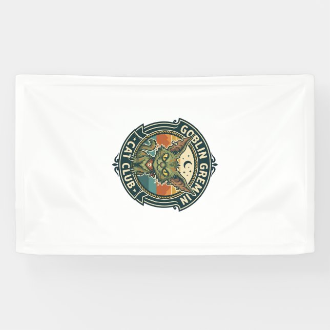 Kobold Gremlin Katze Süße Kitty Design - Kobold Gr Banner (Horizontal)