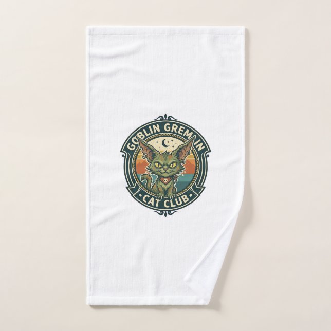 Kobold Gremlin Katze Süße Kitty Design - Kobold Gr Handtuch (Handtuch)