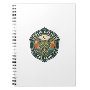 Kobold Gremlin Katze Süße Kitty Design - Kobold Gr Notizblock