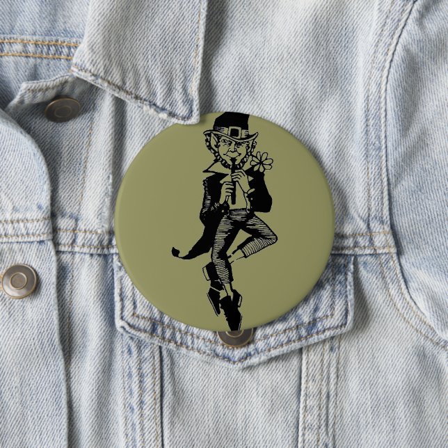 Kobold mit Flöte Button (Beispiel)