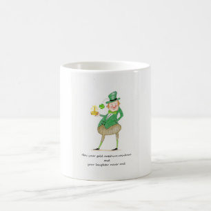 Kobold mit Goldmünzen Kaffeetasse