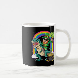 Kobold Reitet Dinosaurier St Patricks Tag Jungen M Kaffeetasse
