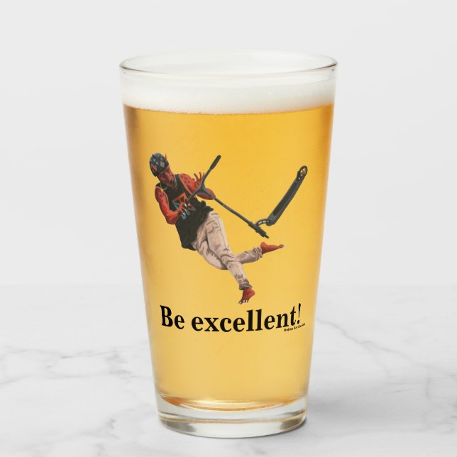 Kobold Roller betrügt Fantasie-Kunst-Trinkglas Glas (Vorne (Gefüllt))