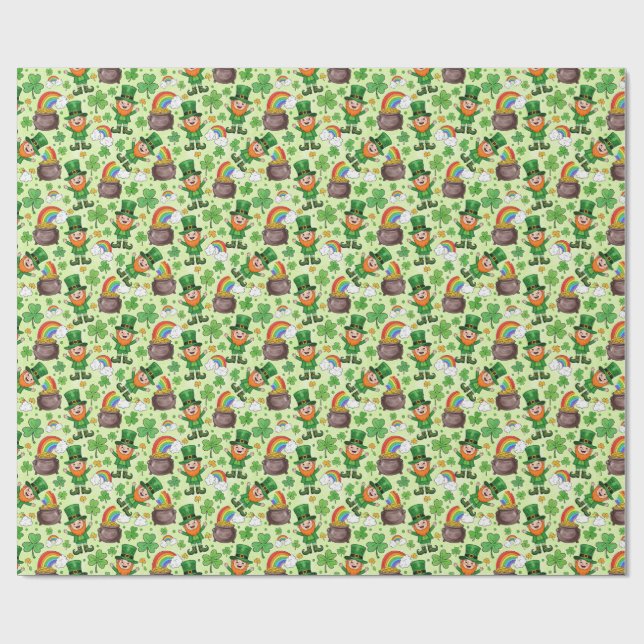 Kobold St. Patrick's Geschenkpapier (Flach)