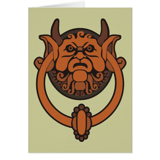 Kobold-Tür-Klopfer (Vorne)