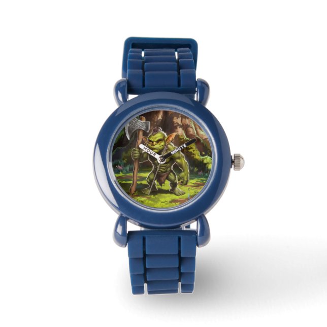 Kobold-Wächter des Waldes. Armbanduhr (Vorderseite)