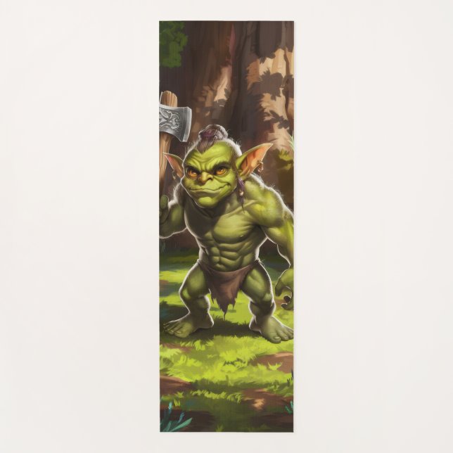 Kobold-Wächter des Waldes. Yogamatte (Vorderseite)