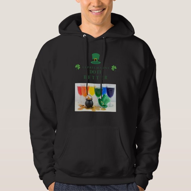 KOBOLDE MACHEN ES BESSER ST. PATRICK'S DAY HOODIE (Vorderseite)