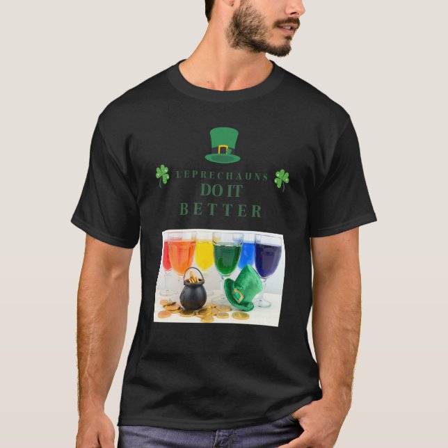 KOBOLDE MACHEN ES BESSER ST. PATRICK'S DAY T-Shirt (Vorderseite)