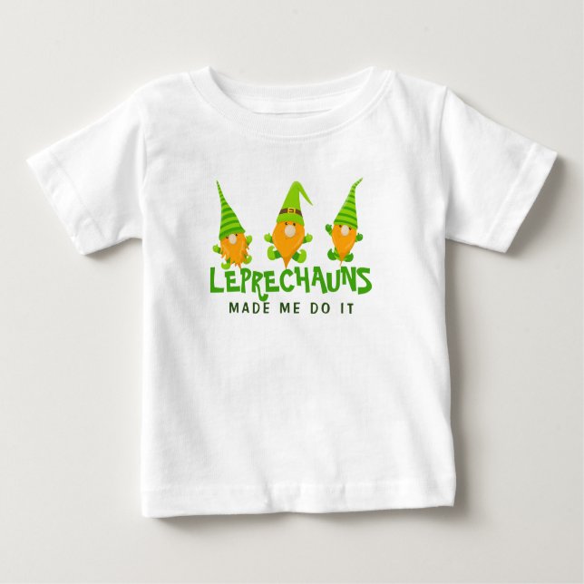 Kobolden ließen mich das zum lustigen St. Patrick' Baby T-shirt (Vorderseite)