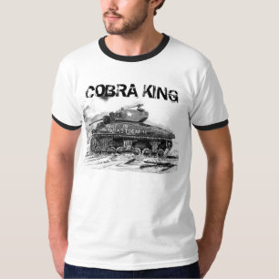 Kobra-König, WWII M4 Sherman Behältermalerei T-Shirt