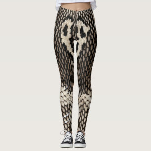 Kobra-Schlangen-Haut-coole Leggings