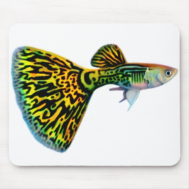 Kobra Snakeskin männlicher Guppy Mousepad (Vorne)