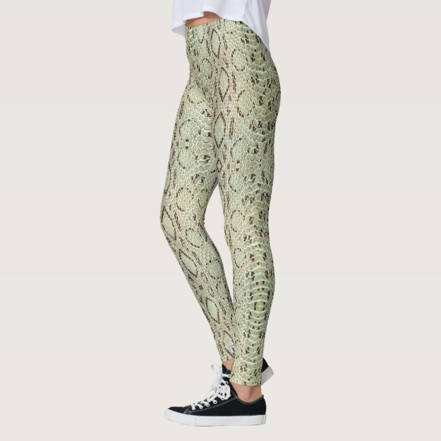 Kobra-Viper-Pythonschlange Snakeskin Leggings (Links)