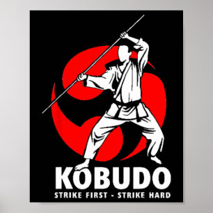 Kobudo-Kampfsportwaffen-Trainingsdojo Poster